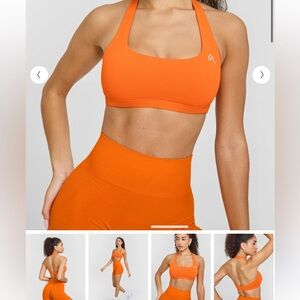 Oner Active EasyLift Halter Bralette - Flame Orange